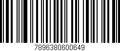 Código de barras (EAN, GTIN, SKU, ISBN): '7896380600649'