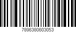 Código de barras (EAN, GTIN, SKU, ISBN): '7896380603053'
