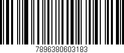 Código de barras (EAN, GTIN, SKU, ISBN): '7896380603183'
