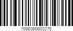 Código de barras (EAN, GTIN, SKU, ISBN): '7896380603275'