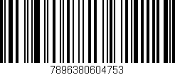 Código de barras (EAN, GTIN, SKU, ISBN): '7896380604753'