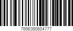 Código de barras (EAN, GTIN, SKU, ISBN): '7896380604777'