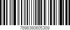 Código de barras (EAN, GTIN, SKU, ISBN): '7896380605309'