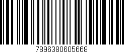 Código de barras (EAN, GTIN, SKU, ISBN): '7896380605668'