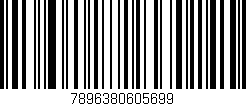 Código de barras (EAN, GTIN, SKU, ISBN): '7896380605699'