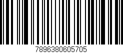Código de barras (EAN, GTIN, SKU, ISBN): '7896380605705'