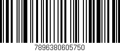 Código de barras (EAN, GTIN, SKU, ISBN): '7896380605750'