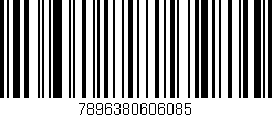 Código de barras (EAN, GTIN, SKU, ISBN): '7896380606085'
