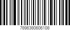 Código de barras (EAN, GTIN, SKU, ISBN): '7896380606108'