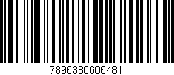 Código de barras (EAN, GTIN, SKU, ISBN): '7896380606481'