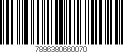 Código de barras (EAN, GTIN, SKU, ISBN): '7896380660070'