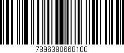 Código de barras (EAN, GTIN, SKU, ISBN): '7896380660100'
