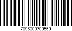 Código de barras (EAN, GTIN, SKU, ISBN): '7896383700568'