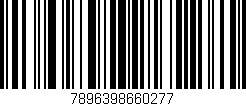 Código de barras (EAN, GTIN, SKU, ISBN): '7896398660277'