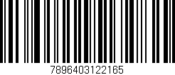 Código de barras (EAN, GTIN, SKU, ISBN): '7896403122165'