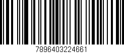 Código de barras (EAN, GTIN, SKU, ISBN): '7896403224661'
