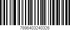 Código de barras (EAN, GTIN, SKU, ISBN): '7896403240326'
