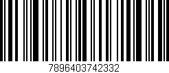 Código de barras (EAN, GTIN, SKU, ISBN): '7896403742332'