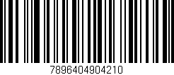 Código de barras (EAN, GTIN, SKU, ISBN): '7896404904210'
