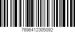 Código de barras (EAN, GTIN, SKU, ISBN): '7896412305092'