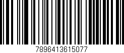 Código de barras (EAN, GTIN, SKU, ISBN): '7896413615077'
