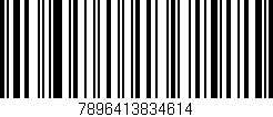 Código de barras (EAN, GTIN, SKU, ISBN): '7896413834614'