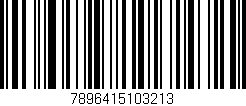 Código de barras (EAN, GTIN, SKU, ISBN): '7896415103213'