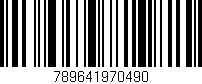Código de barras (EAN, GTIN, SKU, ISBN): '789641970490'