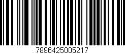 Código de barras (EAN, GTIN, SKU, ISBN): '7896425005217'