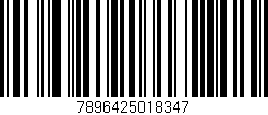 Código de barras (EAN, GTIN, SKU, ISBN): '7896425018347'