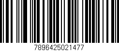 Código de barras (EAN, GTIN, SKU, ISBN): '7896425021477'