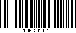 Código de barras (EAN, GTIN, SKU, ISBN): '7896433200192'