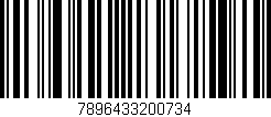 Código de barras (EAN, GTIN, SKU, ISBN): '7896433200734'