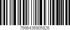 Código de barras (EAN, GTIN, SKU, ISBN): '7896436905926'