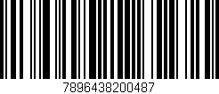 Código de barras (EAN, GTIN, SKU, ISBN): '7896438200487'