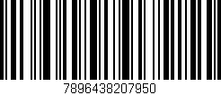 Código de barras (EAN, GTIN, SKU, ISBN): '7896438207950'