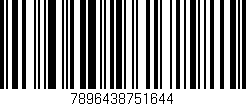 Código de barras (EAN, GTIN, SKU, ISBN): '7896438751644'