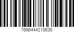 Código de barras (EAN, GTIN, SKU, ISBN): '7896444210630'