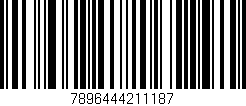 Código de barras (EAN, GTIN, SKU, ISBN): '7896444211187'