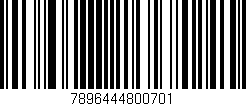 Código de barras (EAN, GTIN, SKU, ISBN): '7896444800701'