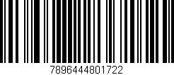 Código de barras (EAN, GTIN, SKU, ISBN): '7896444801722'