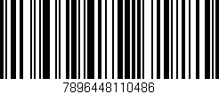 Código de barras (EAN, GTIN, SKU, ISBN): '7896448110486'