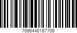 Código de barras (EAN, GTIN, SKU, ISBN): '7896448187709'