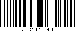 Código de barras (EAN, GTIN, SKU, ISBN): '7896448193700'