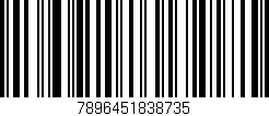 Código de barras (EAN, GTIN, SKU, ISBN): '7896451838735'
