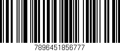Código de barras (EAN, GTIN, SKU, ISBN): '7896451856777'