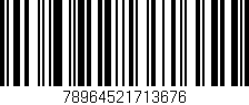 Código de barras (EAN, GTIN, SKU, ISBN): '78964521713676'