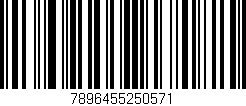 Código de barras (EAN, GTIN, SKU, ISBN): '7896455250571'
