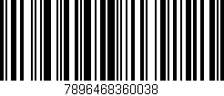 Código de barras (EAN, GTIN, SKU, ISBN): '7896468360038'