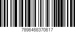 Código de barras (EAN, GTIN, SKU, ISBN): '7896468370617'